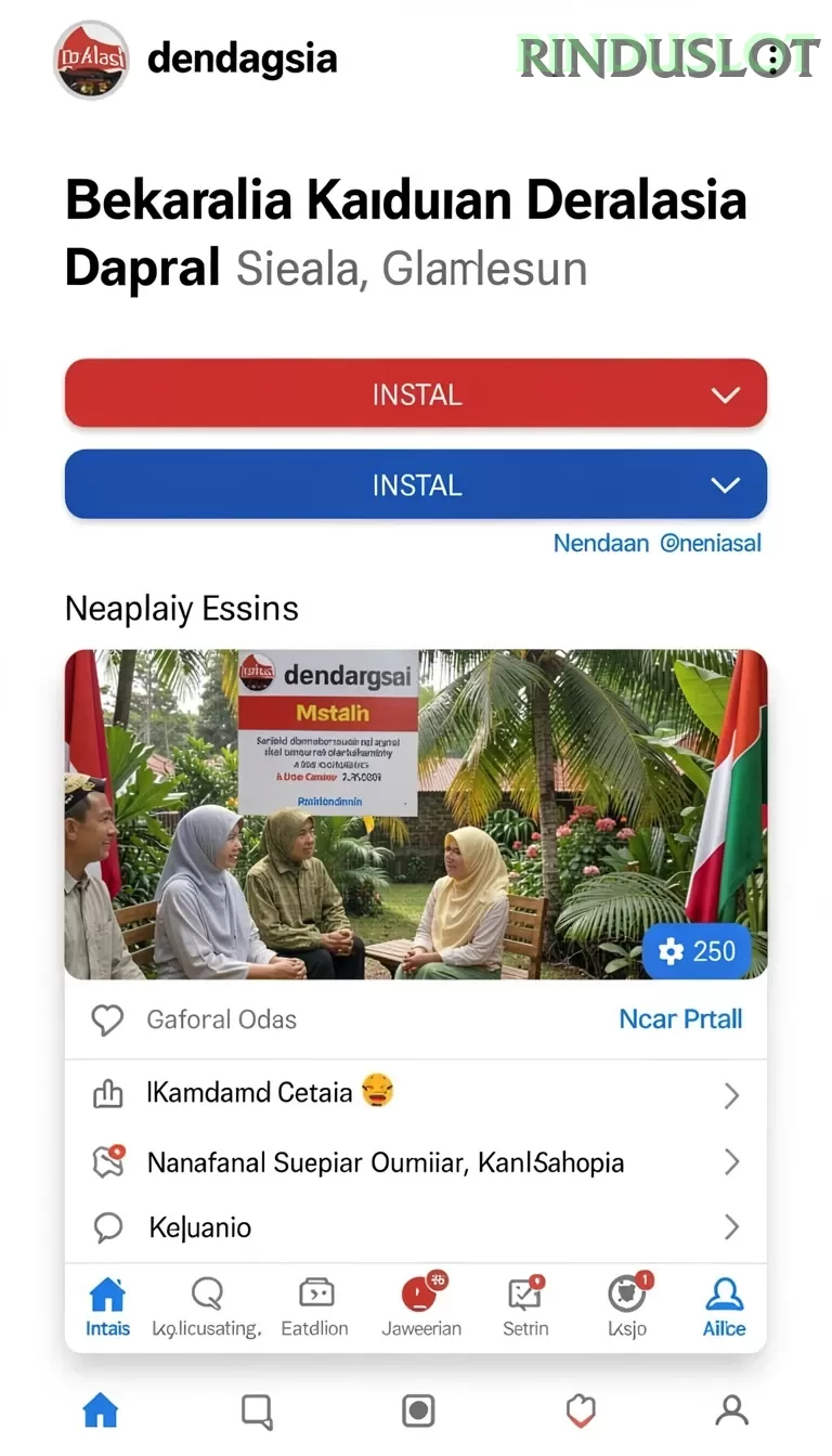 Cuplikan layar QQSLOT — menu navigasi