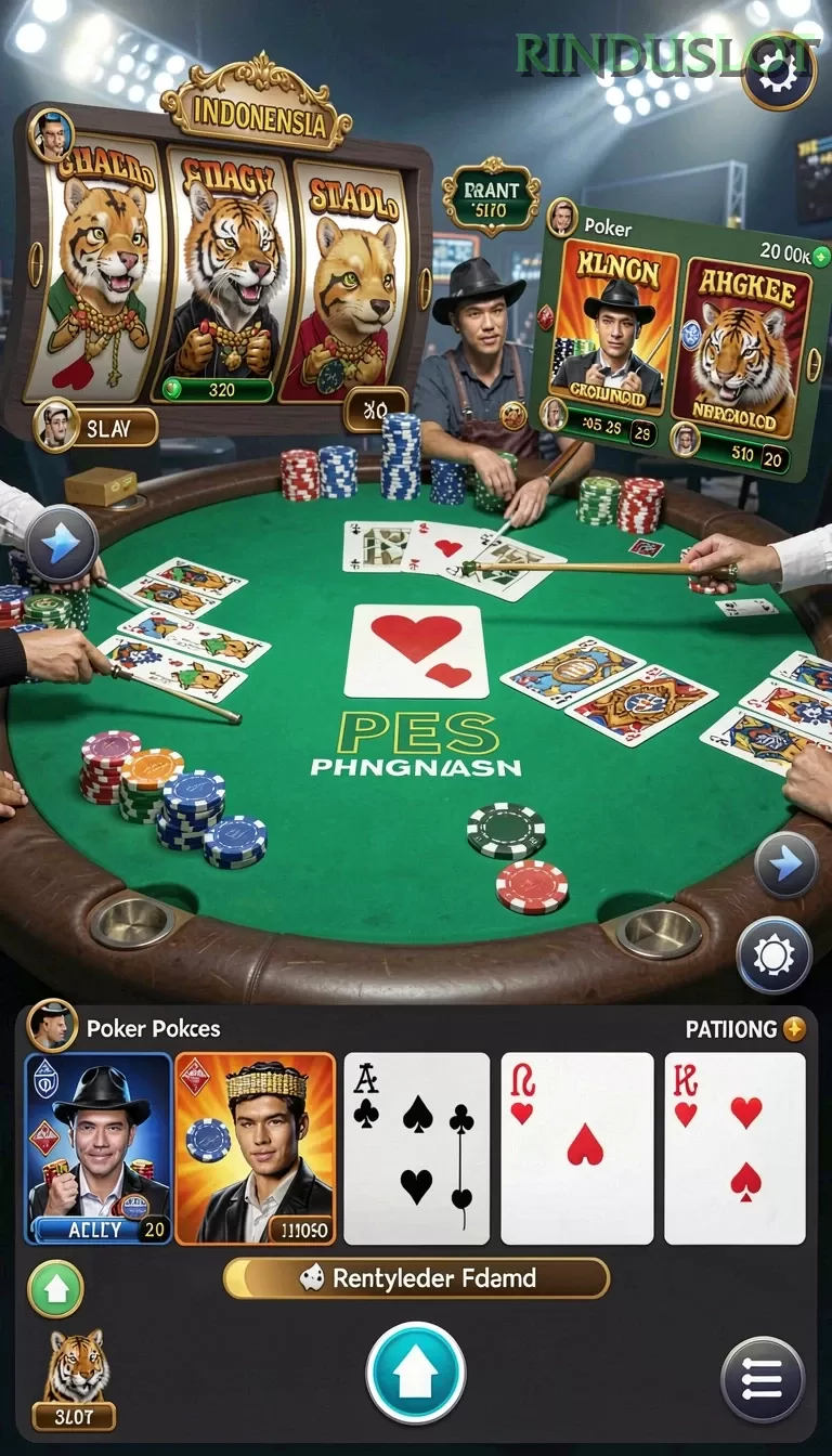 Cuplikan layar 7777W — halaman utama