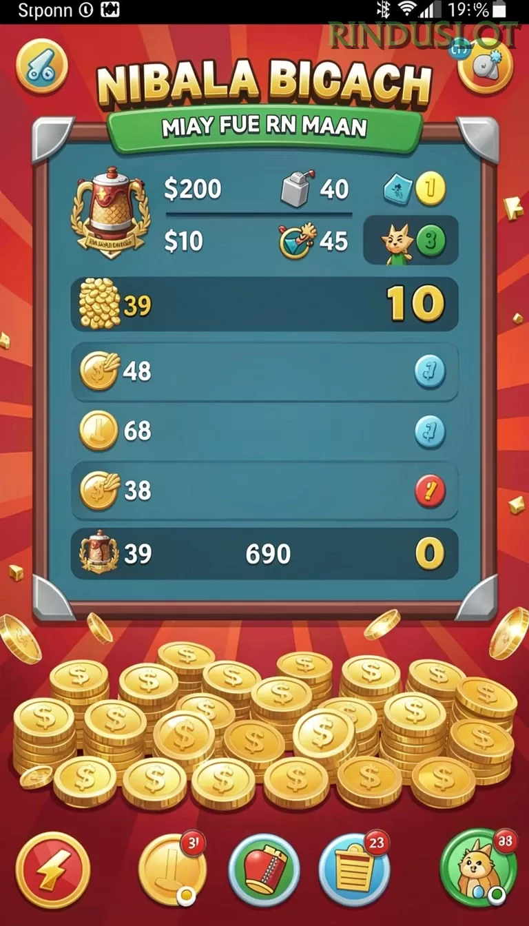 Cuplikan layar CADAS138 — menu navigasi